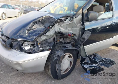 2000 Toyota Sienna Xle z USA, uszkodzony, nr VIN 4T3ZF13C7YU299172